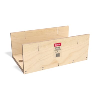 Intex PlasterX® Adjustable Wooden Victorian ‘U-Shape Mitre Box (290mm wide Cornice)